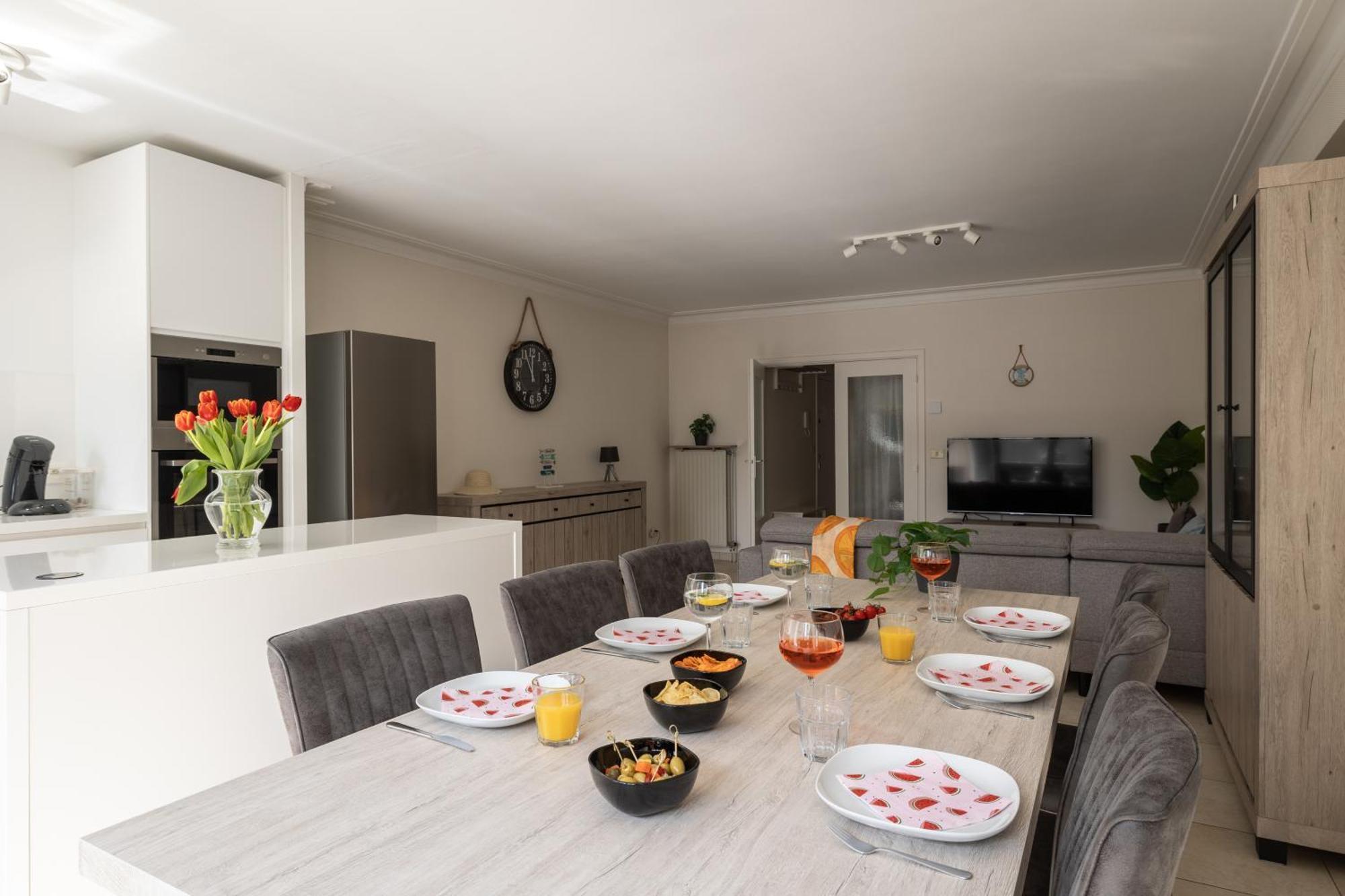 Weloveoostende - Newly Renovated Large Apartment 150M From The Beach - Including Bed Sheets And Final Clea-Ning Luaran gambar